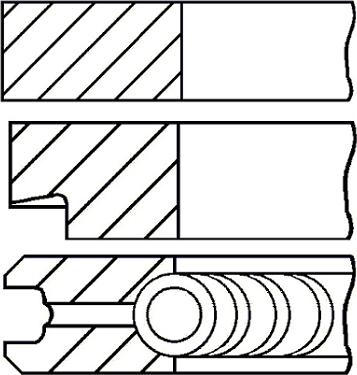 Goetze Engine 08-421800-00 - Kit fasce elastiche autozon.pro