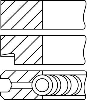 Goetze Engine 08-421800-10 - Kit fasce elastiche autozon.pro