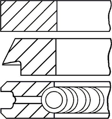 Goetze Engine 08-446100-00 - Kit fasce elastiche autozon.pro