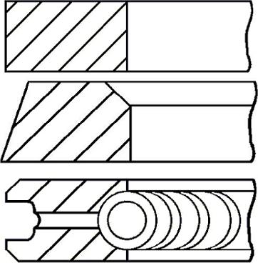 Goetze Engine 08-428707-00 - Kit fasce elastiche autozon.pro