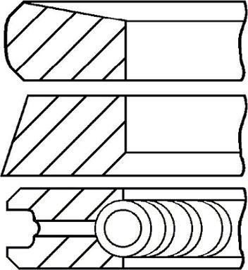 Goetze Engine 08-422000-00 - Kit fasce elastiche autozon.pro