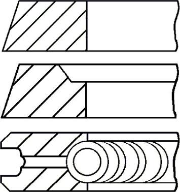 Goetze Engine 08-501800-00 - Kit fasce elastiche autozon.pro