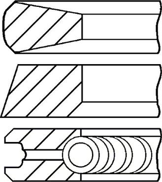 Goetze Engine 08-114700-00 - Kit fasce elastiche autozon.pro