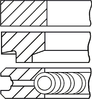 Goetze Engine 08-146100-00 - Kit fasce elastiche autozon.pro