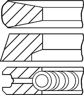 Goetze Engine 08-146300-10 - Kit fasce elastiche autozon.pro