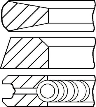 Goetze Engine 08-126600-00 - Kit fasce elastiche autozon.pro