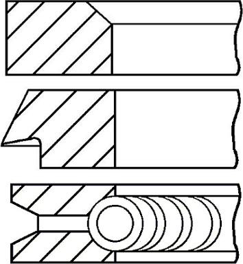 Goetze Engine 08-263100-00 - Kit fasce elastiche autozon.pro