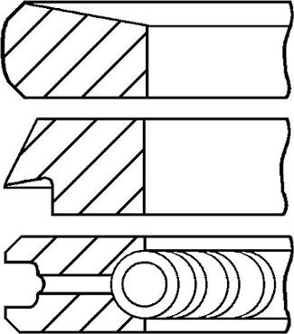 Goetze Engine 08-140000-00 - Kit fasce elastiche autozon.pro