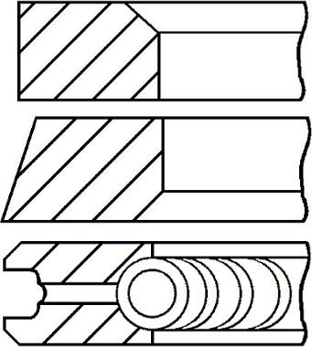 Goetze Engine 08-439100-00 - Kit fasce elastiche autozon.pro