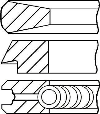 Goetze Engine 08-782300-00 - Kit fasce elastiche autozon.pro