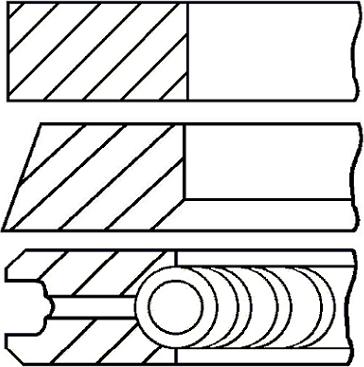 Goetze Engine 08-434300-00 - Kit fasce elastiche autozon.pro