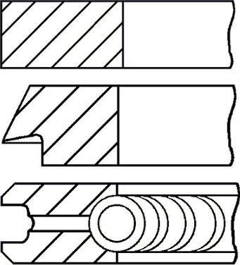 Goetze Engine 08-502900-00 - Kit fasce elastiche autozon.pro