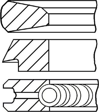 Goetze Engine 08-119800-00 - Kit fasce elastiche autozon.pro