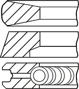 Goetze Engine 08-289300-30 - Kit fasce elastiche autozon.pro