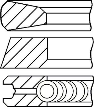 Goetze Engine 08-118700-00 - Kit fasce elastiche autozon.pro