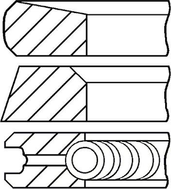 Goetze Engine 08-440300-10 - Kit fasce elastiche autozon.pro