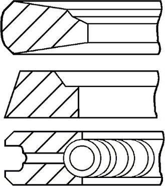 Goetze Engine 08-960800-00 - Kit fasce elastiche autozon.pro