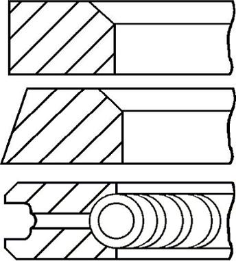 Goetze Engine 08-743100-00 - Kit fasce elastiche autozon.pro