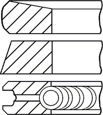 Goetze Engine 08-422400-00 - Kit fasce elastiche autozon.pro