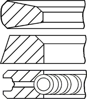 Goetze Engine 08-784800-00 - Kit fasce elastiche autozon.pro