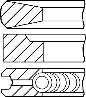 Goetze Engine 08-337500-00 - Kit fasce elastiche autozon.pro