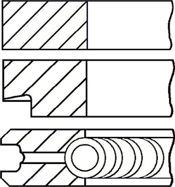 Goetze Engine 08-137600-00 - Kit fasce elastiche autozon.pro