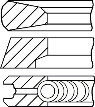 Goetze Engine 08-123200-00 - Kit fasce elastiche autozon.pro