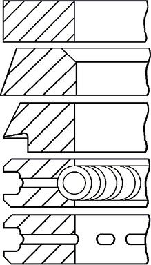 Goetze Engine 08-265100-10 - Kit fasce elastiche autozon.pro