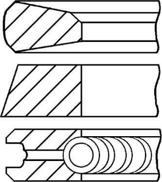 Goetze Engine 08-785200-00 - Kit fasce elastiche autozon.pro