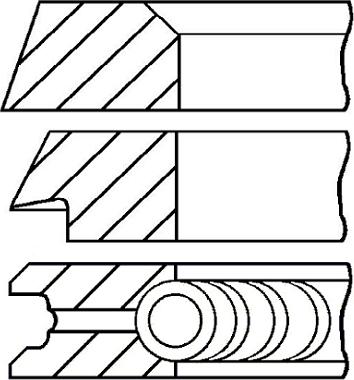 Goetze Engine 08-319800-10 - Kit fasce elastiche autozon.pro