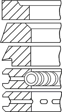 Goetze Engine 08-314600-00 - Kit fasce elastiche autozon.pro