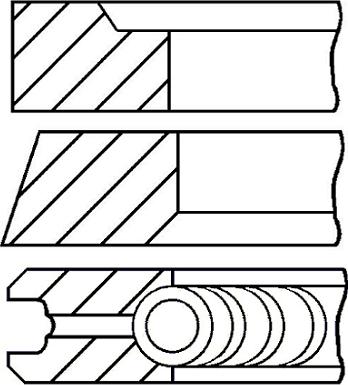 Goetze Engine 08-337400-00 - Kit fasce elastiche autozon.pro