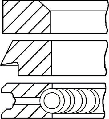 Goetze Engine 08-203100-00 - Kit fasce elastiche autozon.pro