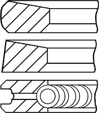 Goetze Engine 08-444200-00 - Kit fasce elastiche autozon.pro