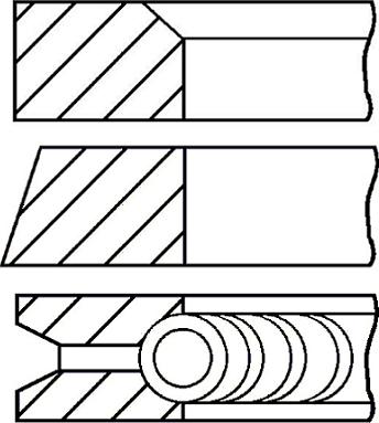 Goetze Engine 08-502200-00 - Kit fasce elastiche autozon.pro