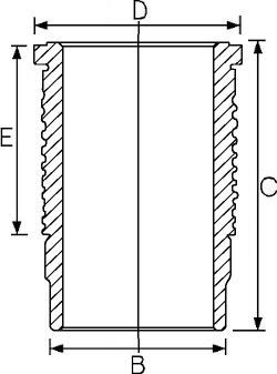 Goetze Engine 14-670050-00 - Canna cilindro autozon.pro