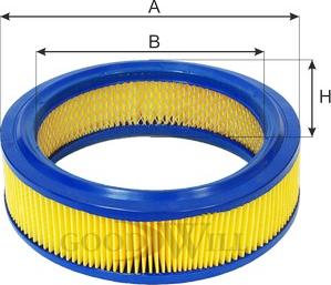 GoodWill AG 912 - Filtro aria autozon.pro