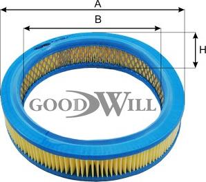 GoodWill AG 204 - Filtro aria autozon.pro