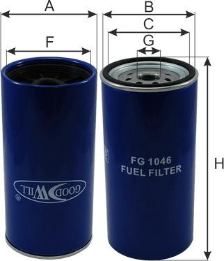 GoodWill FG 1046 - Filtro carburante autozon.pro