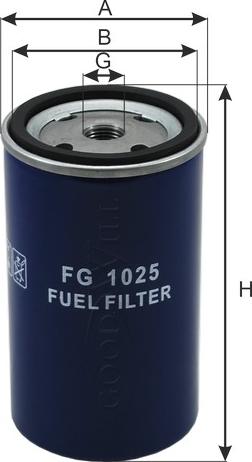 GoodWill FG 1025 - Filtro carburante autozon.pro