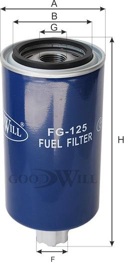 GoodWill FG 125 - Filtro carburante autozon.pro