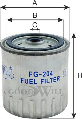 GoodWill FG 204 - Filtro carburante autozon.pro