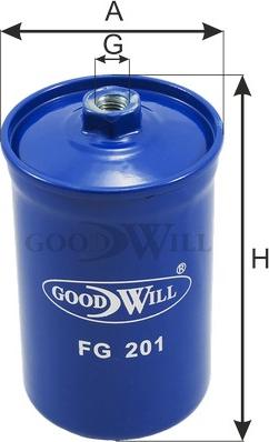 GoodWill FG 201 - Filtro carburante autozon.pro