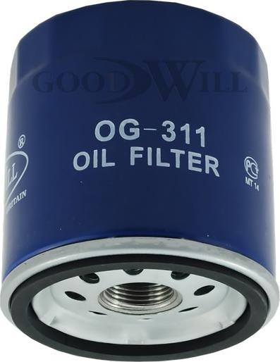 GoodWill OG 311 - Filtro olio autozon.pro