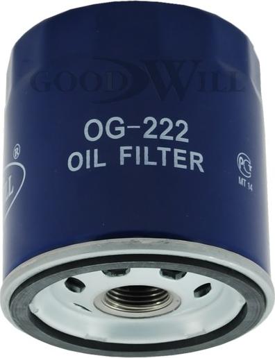 GoodWill OG222 - Filtro olio autozon.pro