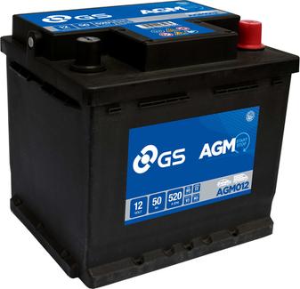 GS AGM012 - Batteria avviamento autozon.pro