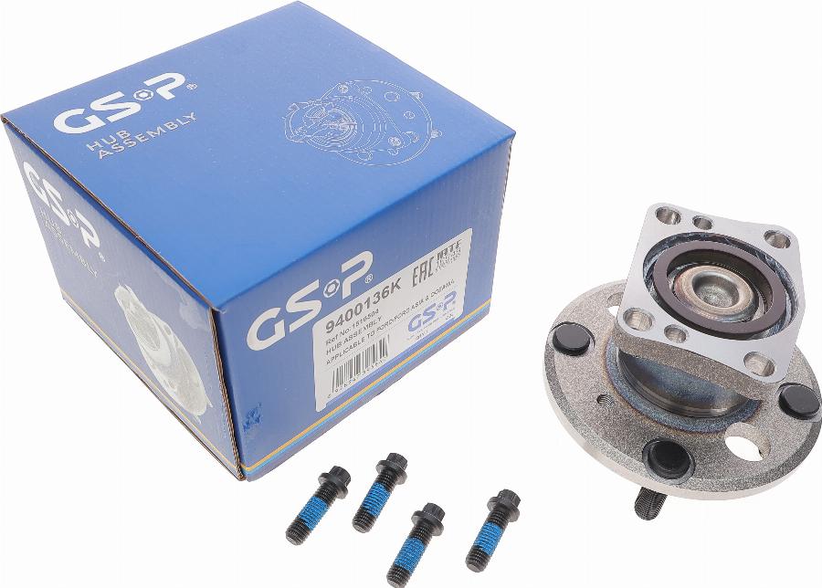 GSP 9400136K - Kit cuscinetto ruota autozon.pro