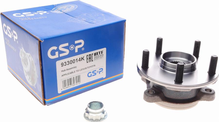 GSP 9330014K - Kit cuscinetto ruota autozon.pro