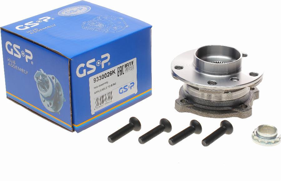 GSP 9330026K - Kit cuscinetto ruota autozon.pro