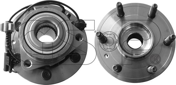 GSP 9333075 - Kit cuscinetto ruota autozon.pro